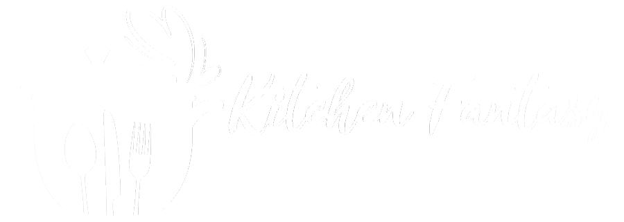 White Transparent Kitchen Fantasy Logo