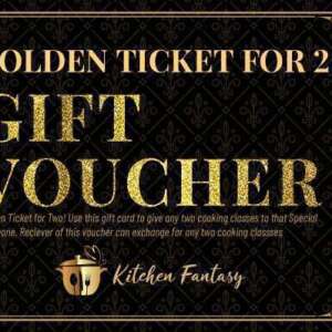 Golden Ticket for Two Cooking Classes at Kitchen Fantasy Temecula