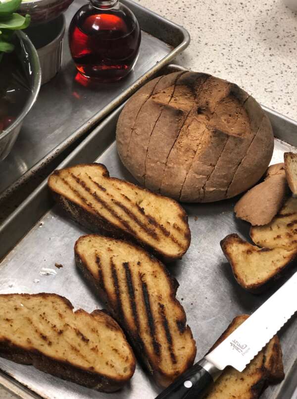 charred breads