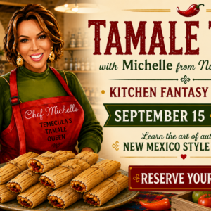 Tamale Time! with Michelle from Nana’s Tamales 9/15/2026 6:00PM